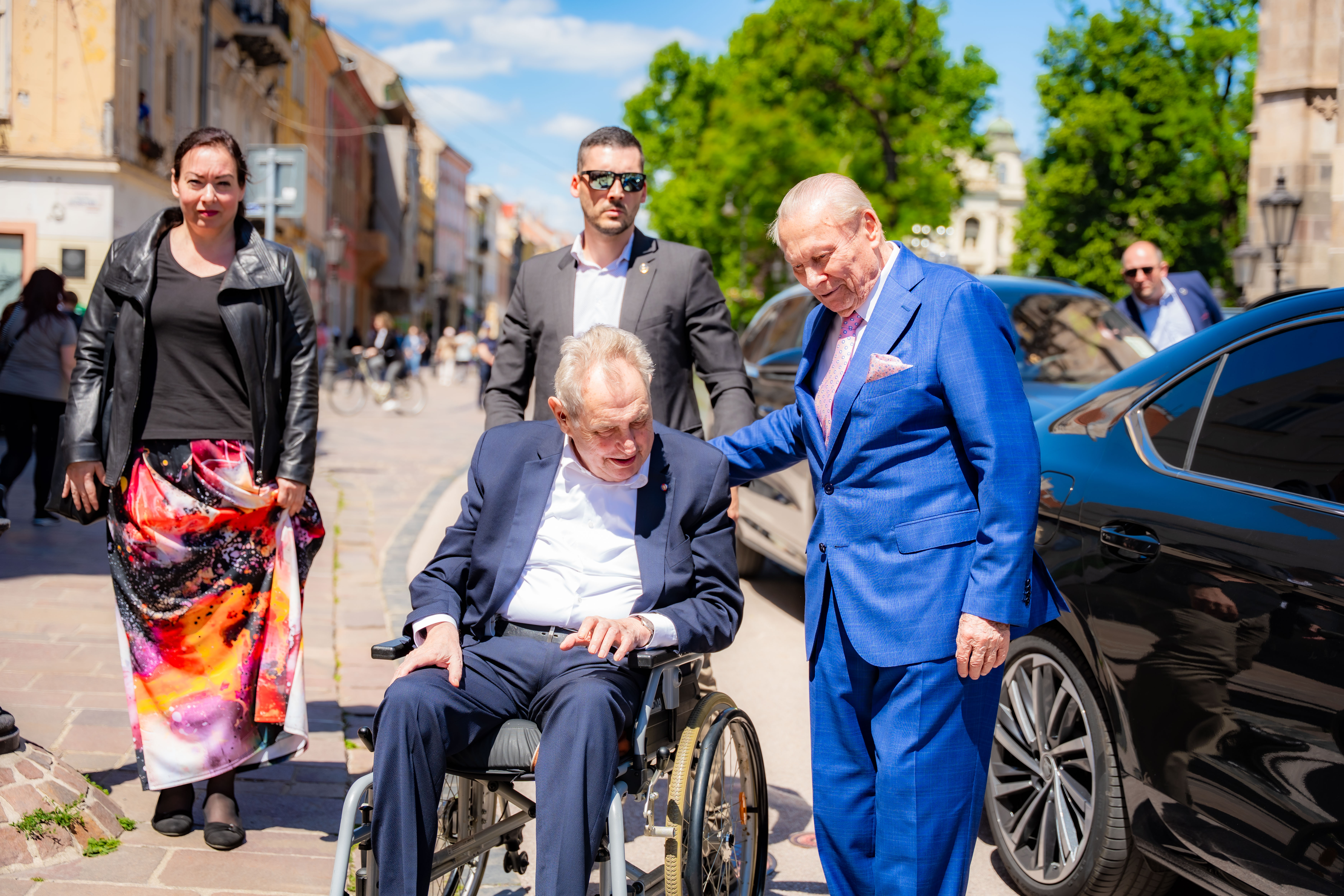 Prezident ZEMAN V Kosiciach so Schusterom -1-11